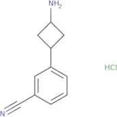 3-[3-Aminocyclobutyl]benzonitrile hydrochloride