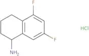 (1S)-5,7-Difluoro-1,2,3,4-tetrahydronaphthalen-1-amine hydrochloride