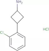 rac-(1R,3R)-3-(2-Chlorophenyl)cyclobutan-1-amine hydrochloride