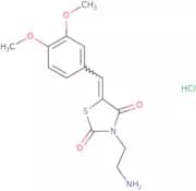 3-(2-Aminoethyl)-5-[(3,4-dimethoxyphenyl)methylidene]-1,3-thiazolidine-2,4-dione hydrochloride