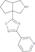 rac-3-{5-[(3aR,6aR)-Octahydrocyclopenta[C]pyrrol-3a-yl]-1,2,4-oxadiazol-3-yl}pyridine
