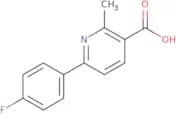 6-(4-Fluorophenyl)-2-methylpyridine-3-carboxylic acid