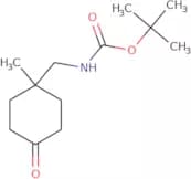 tert-Butyl N-[(1-methyl-4-oxocyclohexyl)methyl]carbamate