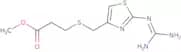 3-[[[2-[(Aminoiminomethyl)amino]-4-thiazolyl]methyl]thio]-propanoic acid methyl ester