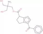 (2-Amino-2-(hydroxymethyl)propane-3-ol-1-yl) (5-benzoyl-2,3-dihydro-1H-pyrrolizine-1-carboxylate),…