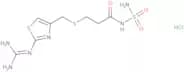 N-(Aminosulphonyl)-3-[[[2-[(aminoiminomethyl)amino]-4-thiazolyl]methyl]thio]propanamide, hydrochlo…