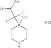 2,2-Difluoro-2-(4-hydroxypiperidin-4-yl)acetic acid hydrochloride