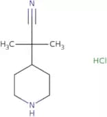 2-Methyl-2-(piperidin-4-yl)propanenitrile hydrochloride