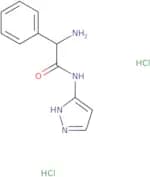 2-Amino-2-phenyl-N-(1H-pyrazol-3-yl)acetamide dihydrochloride