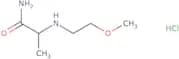 2-[(2-Methoxyethyl)amino]propanamide hydrochloride