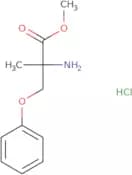 Methyl 2-amino-2-methyl-3-phenoxypropanoate hydrochloride
