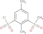 3-Methanesulfonyl-2,5-dimethylbenzene-1-sulfonyl chloride