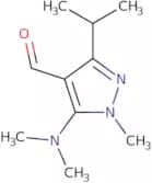 5-(Dimethylamino)-1-methyl-3-(propan-2-yl)-1H-pyrazole-4-carbaldehyde