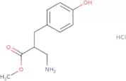 Methyl 3-amino-2-[(4-hydroxyphenyl)methyl]propanoate hydrochloride