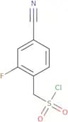 (4-Cyano-2-fluorophenyl)methanesulfonyl chloride
