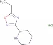 2-(5-Ethyl-1,2,4-oxadiazol-3-yl)piperidine hydrochloride