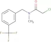 2-Chloro-N-methyl-N-{[3-(trifluoromethyl)phenyl]methyl}acetamide