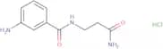 3-[(3-Aminophenyl)formamido]propanamide hydrochloride