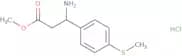 Methyl 3-amino-3-[4-(methylsulfanyl)phenyl]propanoate hydrochloride