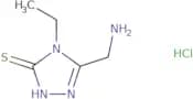 5-(Aminomethyl)-4-ethyl-4H-1,2,4-triazole-3-thiol hydrochloride