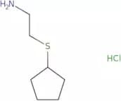 [(2-Aminoethyl)sulfanyl]cyclopentane hydrochloride