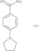 4-(Pyrrolidin-1-yl)benzene-1-carboximidamide hydrochloride