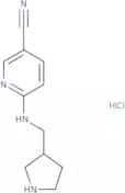 6-[(Pyrrolidin-3-ylmethyl)amino]pyridine-3-carbonitrile hydrochloride