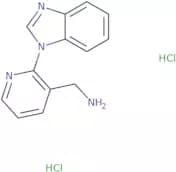 [2-(1H-1,3-Benzodiazol-1-yl)pyridin-3-yl]methanamine dihydrochloride