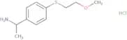 1-{4-[(2-Methoxyethyl)sulfanyl]phenyl}ethan-1-amine hydrochloride