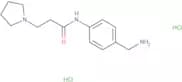 N-[4-(Aminomethyl)phenyl]-3-(pyrrolidin-1-yl)propanamide dihydrochloride