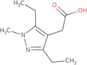 2-(3,5-Diethyl-1-methyl-1H-pyrazol-4-yl)acetic acid