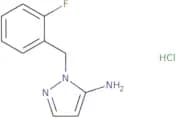 1-[(2-Fluorophenyl)methyl]-1H-pyrazol-5-amine hydrochloride