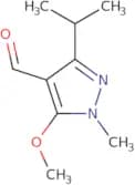 5-Methoxy-1-methyl-3-(propan-2-yl)-1H-pyrazole-4-carbaldehyde