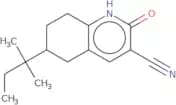 6-(2-Methylbutan-2-yl)-2-oxo-1,2,5,6,7,8-hexahydroquinoline-3-carbonitrile
