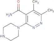 5,6-Dimethyl-3-(piperazin-1-yl)pyridazine-4-carboxamide