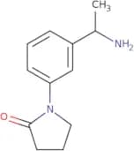 1-[3-(1-Aminoethyl)phenyl]pyrrolidin-2-one
