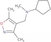N-[(Dimethyl-1,2-oxazol-4-yl)methyl]-N-methylcyclopentanamine