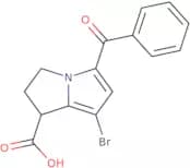 5-Benzoyl-7-bromo-2,3-dihydro-1H-pyrrolizine-1-carboxylic acid - Racemic