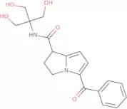 5-Benzoyl-N-[2-hydroxy-1,1-bis(hydroxymethyl)ethyl]-2,3-dihydro-1H-pyrrolizine-1-carboxamide, race…