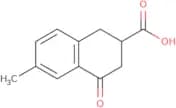 6-Methyl-4-oxo-1,2,3,4-tetrahydronaphthalene-2-carboxylic acid