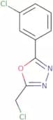 2-(Chloromethyl)-5-(3-chlorophenyl)-1,3,4-oxadiazole