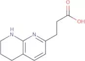3-(5,6,7,8-Tetrahydro-1,8-naphthyridin-2-yl)propanoic acid