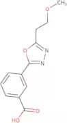 3-[5-(2-Methoxyethyl)-1,3,4-oxadiazol-2-yl]benzoic acid