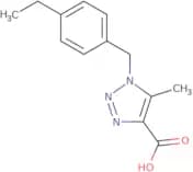 1-[(4-Ethylphenyl)methyl]-5-methyl-1H-1,2,3-triazole-4-carboxylic acid