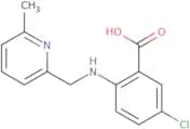 5-Chloro-2-{[(6-methylpyridin-2-yl)methyl]amino}benzoic acid