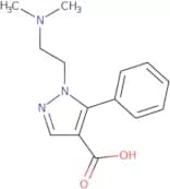 1-[2-(Dimethylamino)ethyl]-5-phenyl-1H-pyrazole-4-carboxylic acid