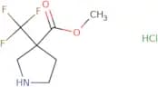 Methyl 3-(trifluoromethyl)pyrrolidine-3-carboxylate hydrochloride
