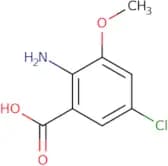 2-Amino-5-chloro-3-methoxybenzoic acid