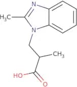 2-Methyl-3-(2-methyl-benzoimidazol-1-yl)-propionic acid