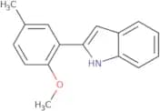 2-(2-Methoxy-5-methylphenyl)-1H-indole